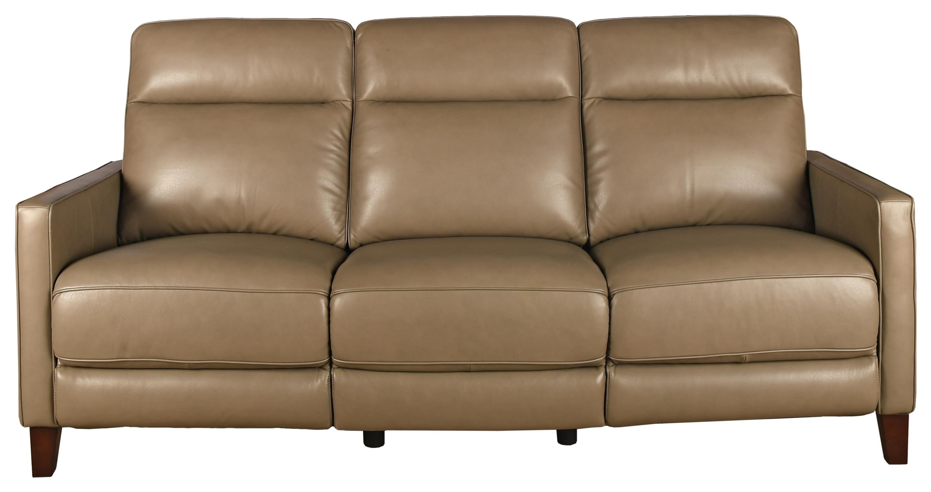 New Milan 1165186 Leather Power Reclining Sofa Bennett s